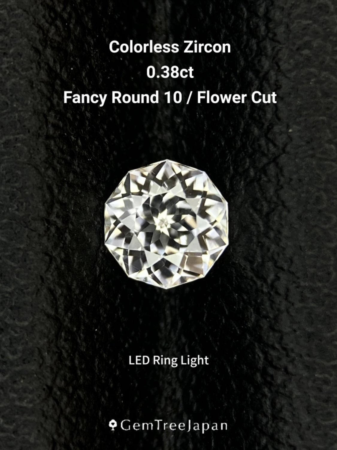 【Trial Price】Colorless Zircon 0.38ct / Cambodia