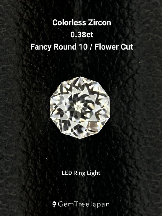 【Trial Price】Colorless Zircon 0.38ct / Cambodia