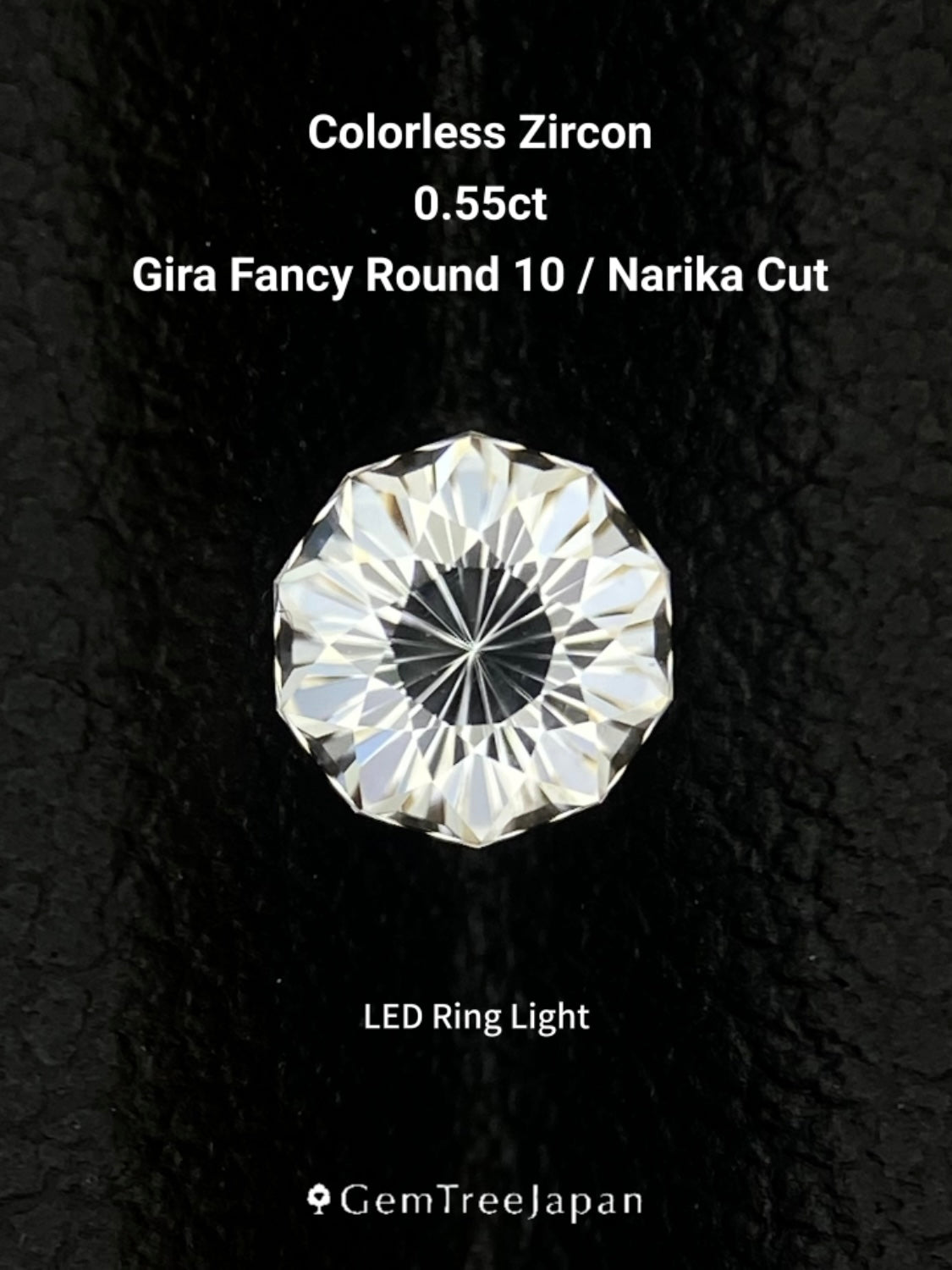 【Trial Price】Colorless Zircon 0.55ct / Cambodia