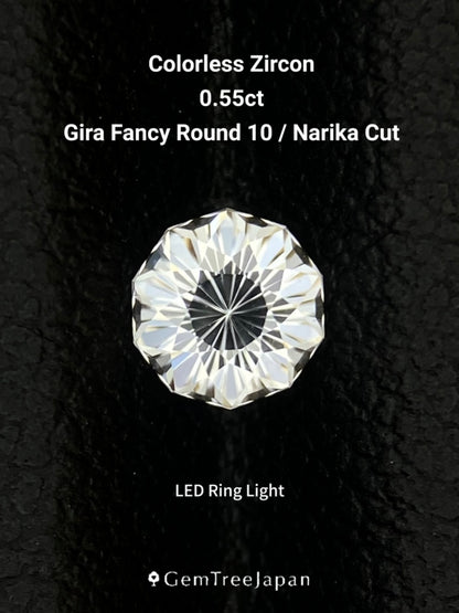 【Trial Price】Colorless Zircon 0.55ct / Cambodia