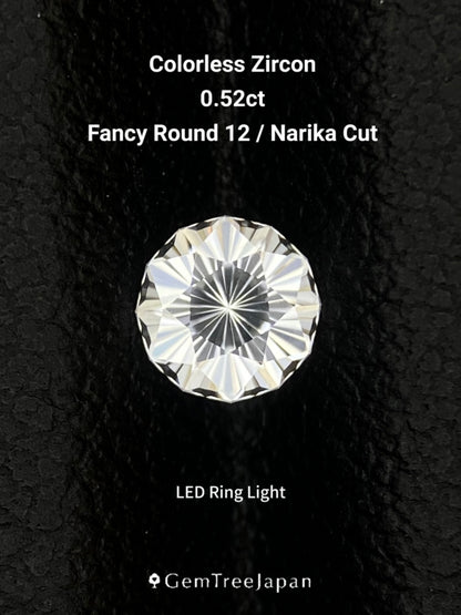 【Trial Price】Colorless Zircon 0.52ct (12) / Cambodia