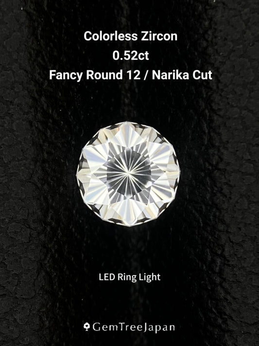 【Trial Price】Colorless Zircon 0.52ct (12) / Cambodia