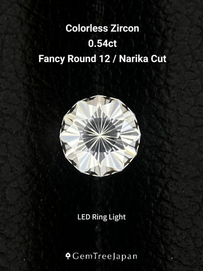 【Trial Price】Colorless Zircon 0.54ct (12) / Cambodia