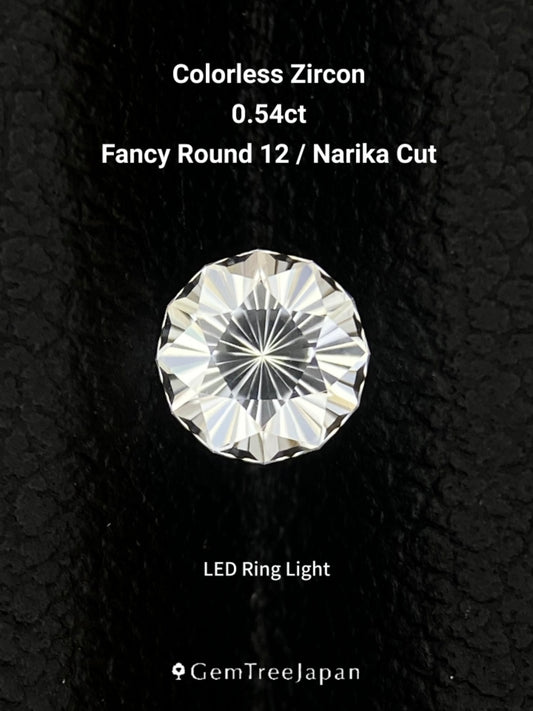 【Trial Price】Colorless Zircon 0.54ct (12) / Cambodia