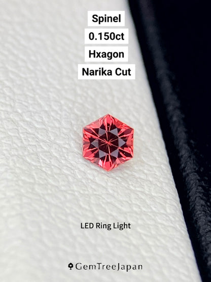 【Trial Price】Pinkish Orange Spinel 0.150ct / Myanmar (Burma)