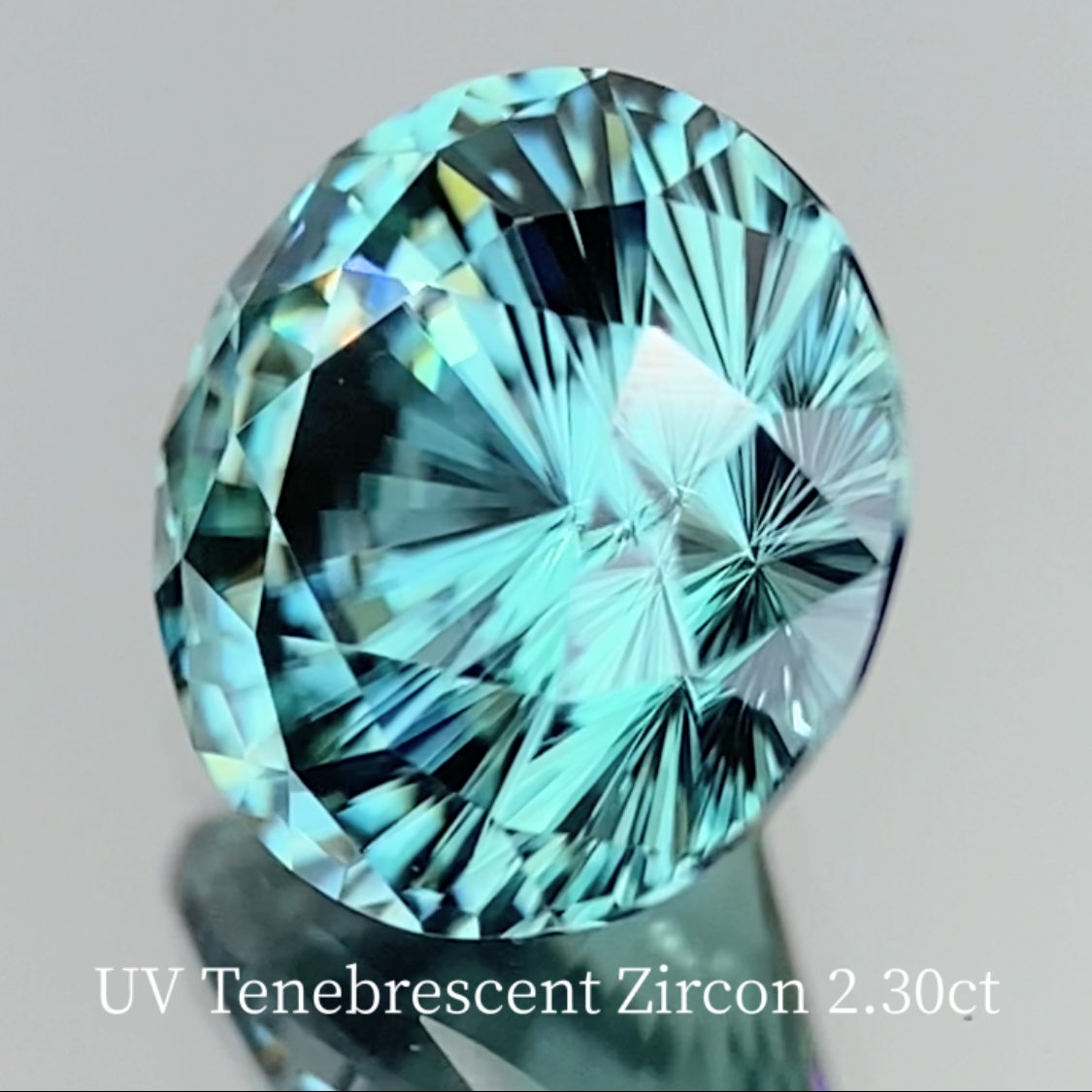 UV Tenebrescent Zircon 2.307ct