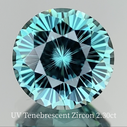 UV Tenebrescent Zircon 2.307ct