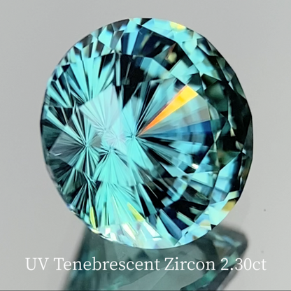 UV Tenebrescent Zircon 2.307ct