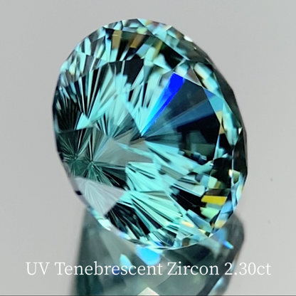 UV Tenebrescent Zircon 2.307ct