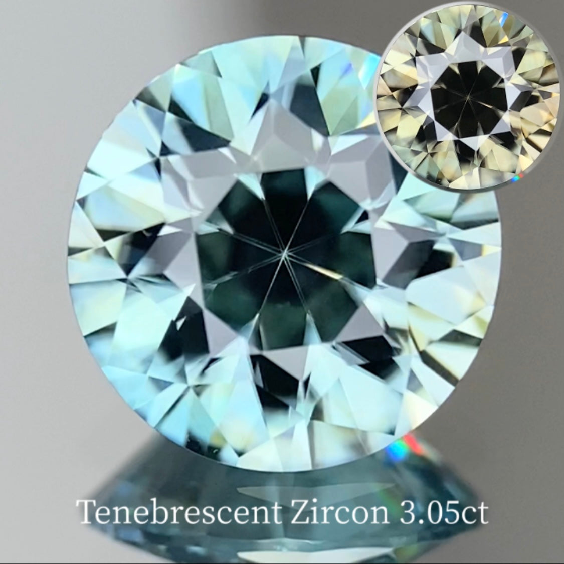 UV Tenebrescent Zircon 3.061ct