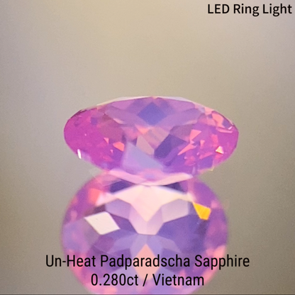 Un-Heat Padparadscha Sapphire 0.280ct / Vietnam