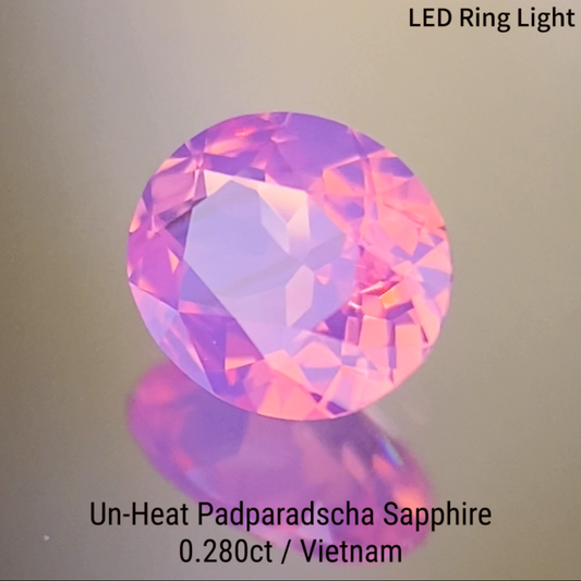 Un-Heat Padparadscha Sapphire 0.280ct / Vietnam