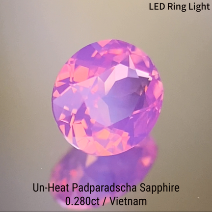 Un-Heat Padparadscha Sapphire 0.280ct / Vietnam