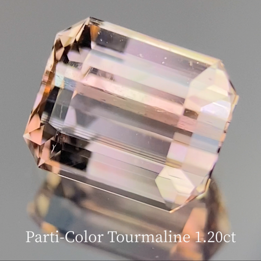 Parti-Color Tourmaline 1.20ct