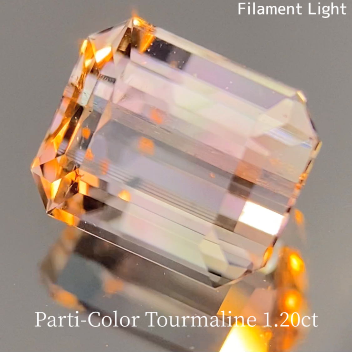 [Free with purchases of ¥36,900 or more] Parti-Color Tourmaline 1.20ct