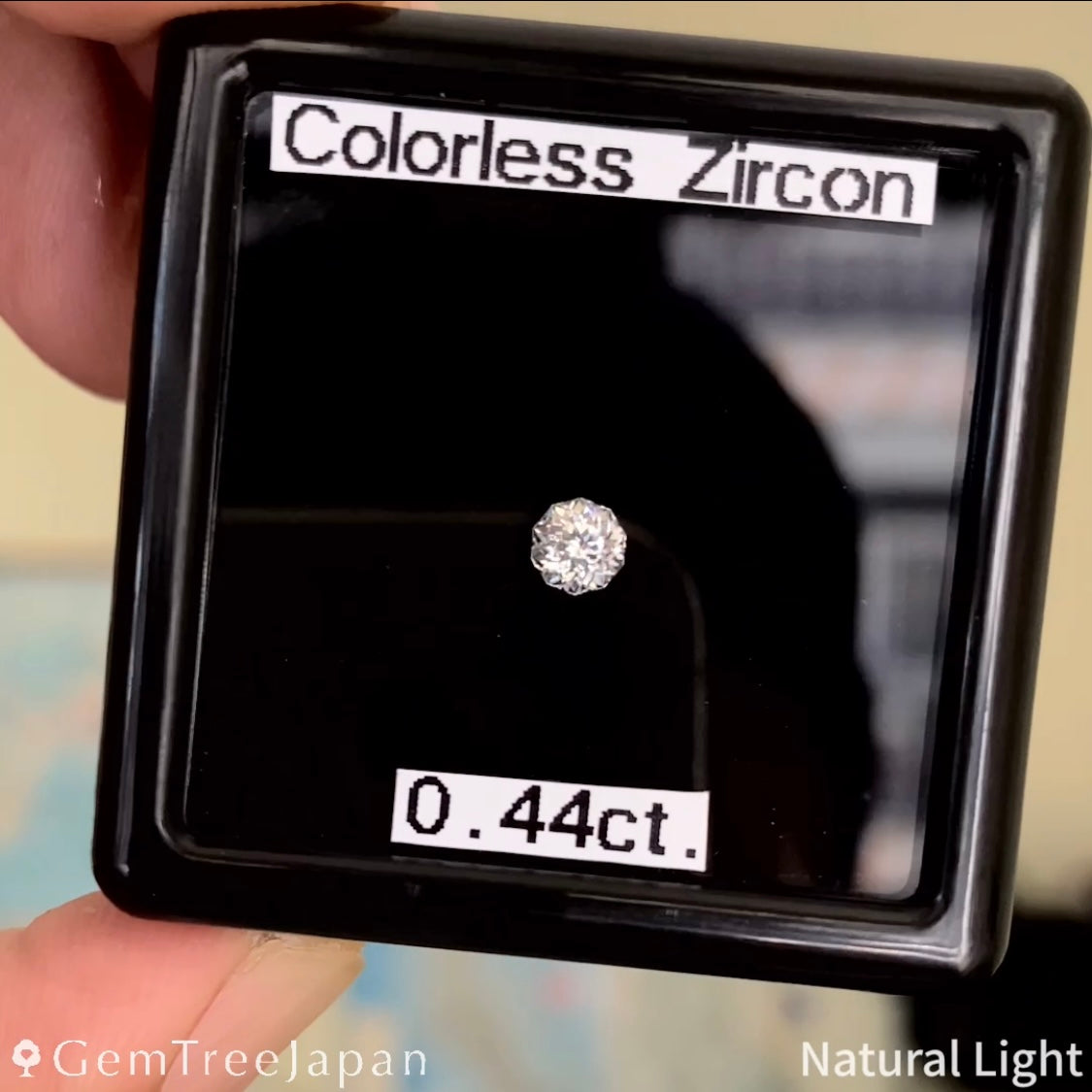 【Trial Price】Colorless Zircon 0.44ct (12) / Cambodia