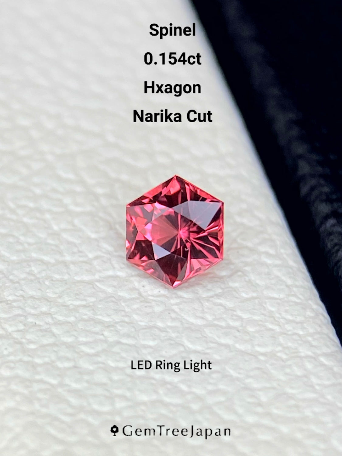 【Trial Price】Orangy Pink Spinel 0.154ct / Myanmar (Burma)