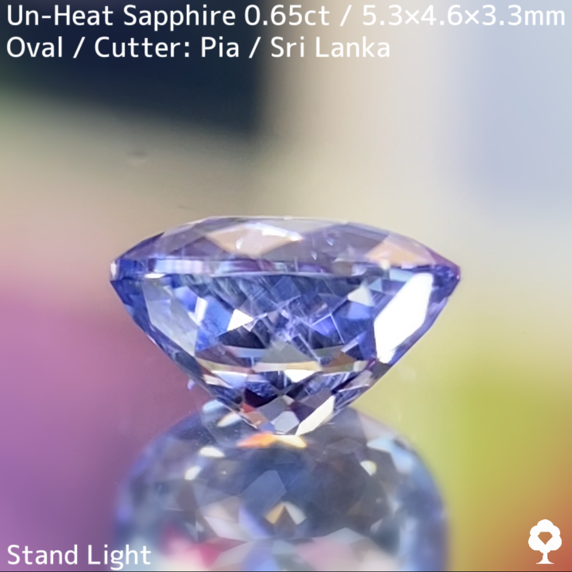 Un-Heat Sapphire 0.65ct / Sri Lanka