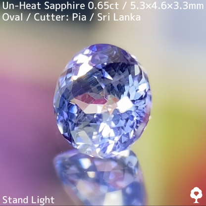 Un-Heat Sapphire 0.65ct / Sri Lanka