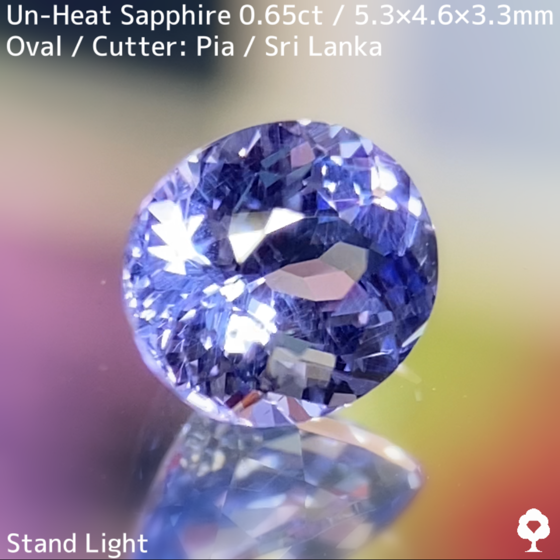 Un-Heat Sapphire 0.65ct / Sri Lanka