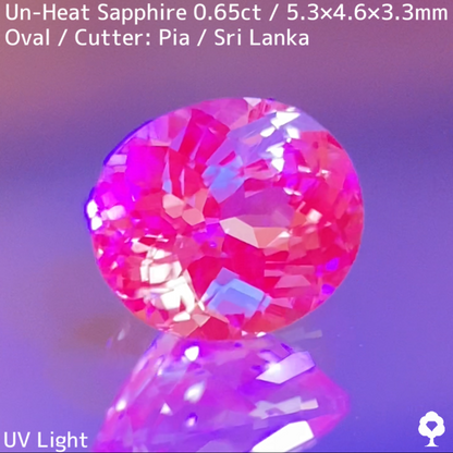 Un-Heat Sapphire 0.65ct / Sri Lanka