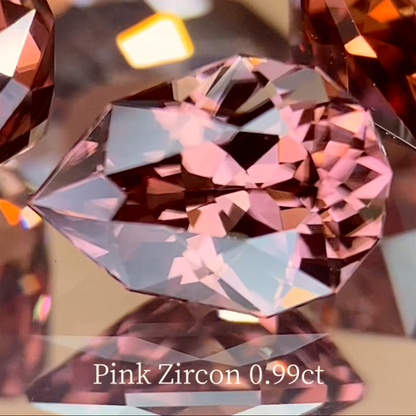 Pink Zircon 0.99ct