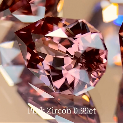 Pink Zircon 0.99ct