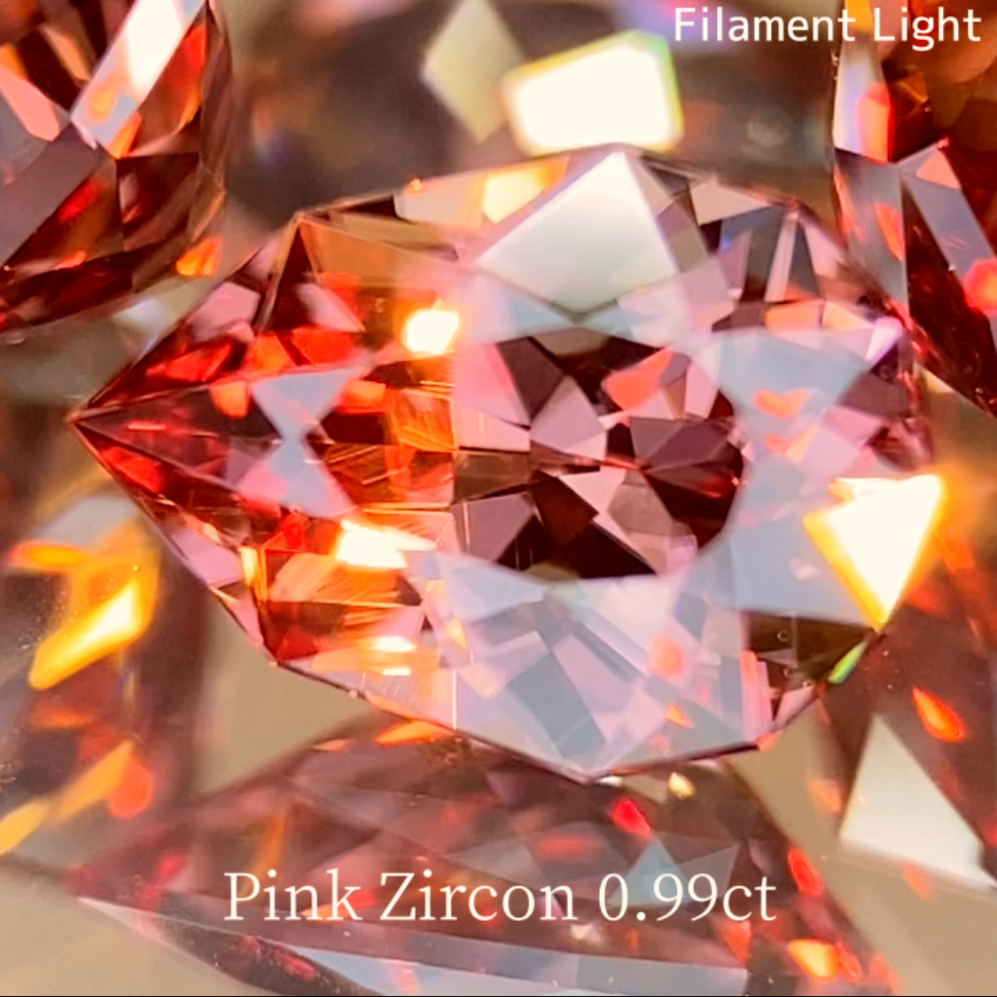 Pink Zircon 0.99ct