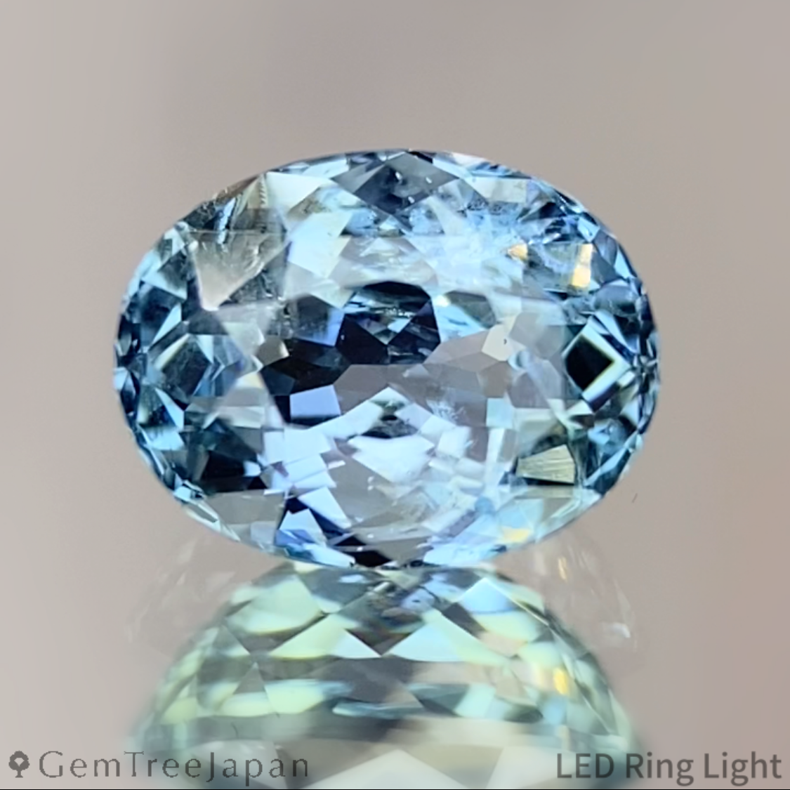 "Ice Mint Blue" Unheated Sapphire 1.177ct / Kanchanaburi