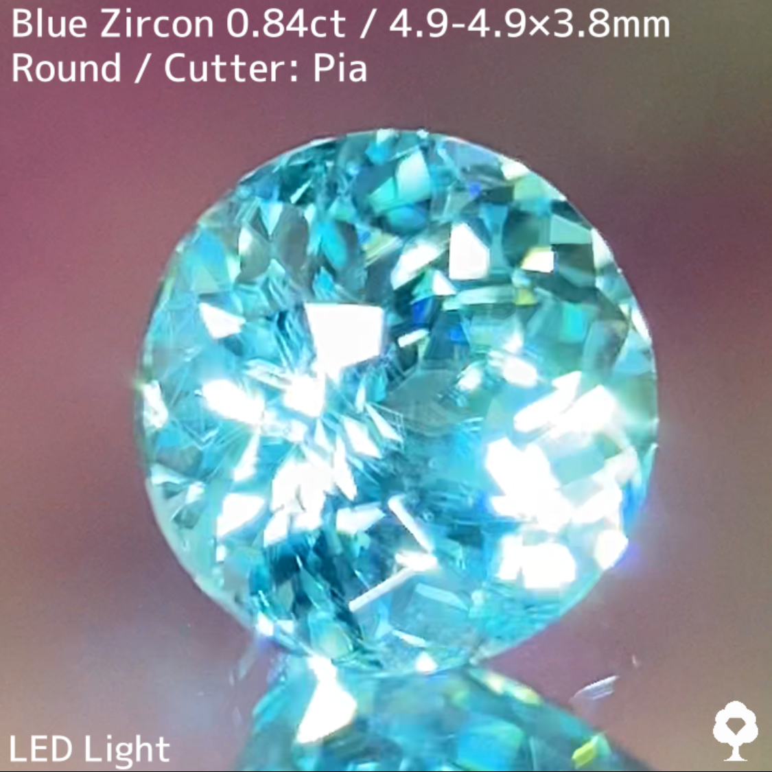 Blue Zircon 0.84ct