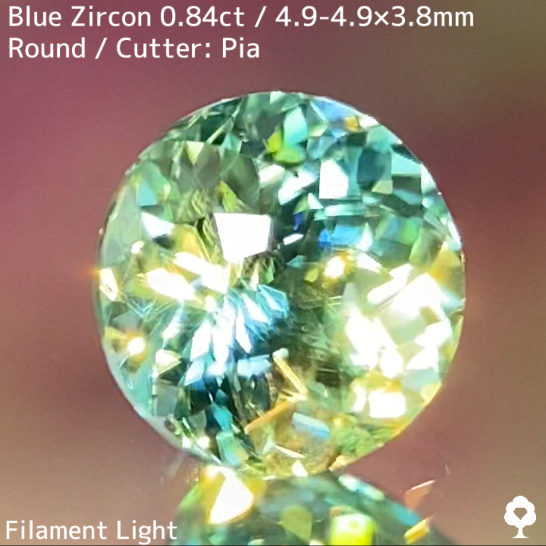 Blue Zircon 0.84ct