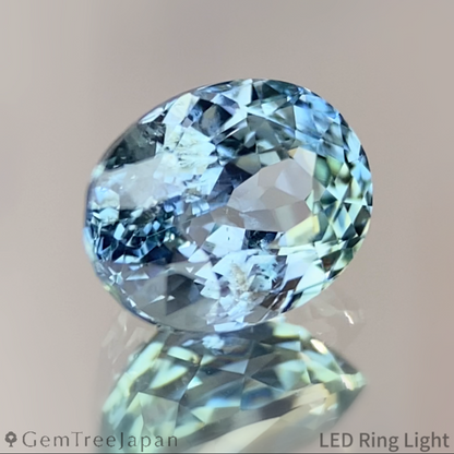 "Ice Mint Blue" Unheated Sapphire 1.177ct / Kanchanaburi