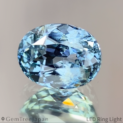 "Ice Mint Blue" Unheated Sapphire 1.177ct / Kanchanaburi