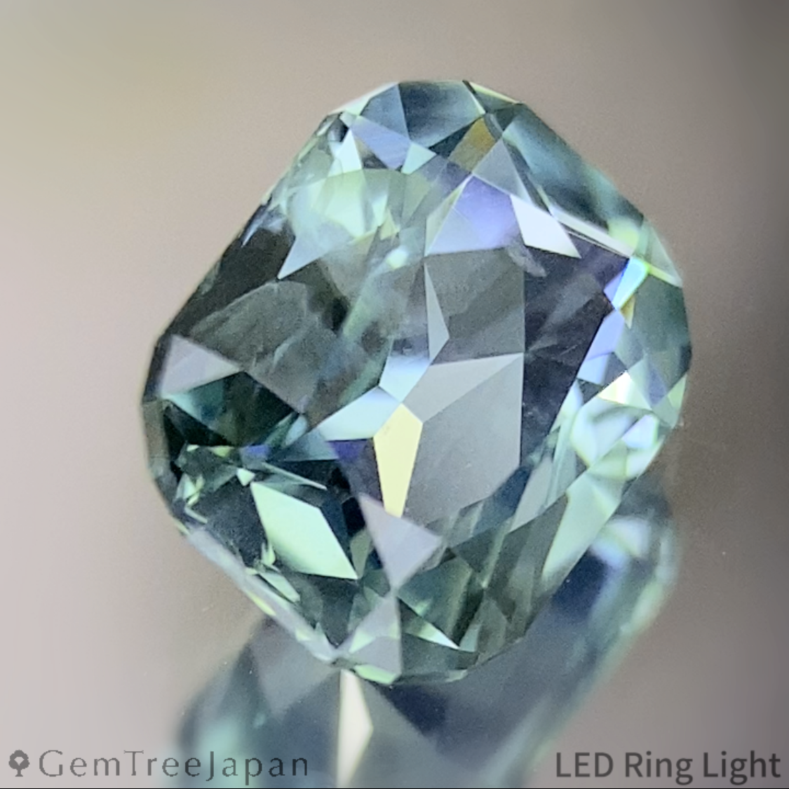 Bluish Light Green Sapphire 1.284ct / Kanchanaburi