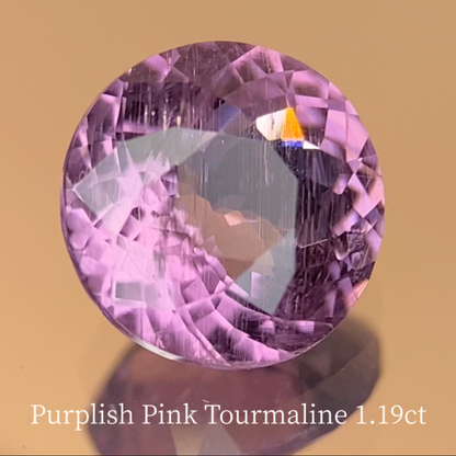 Purplish Pink Tourmaline 1.198ct