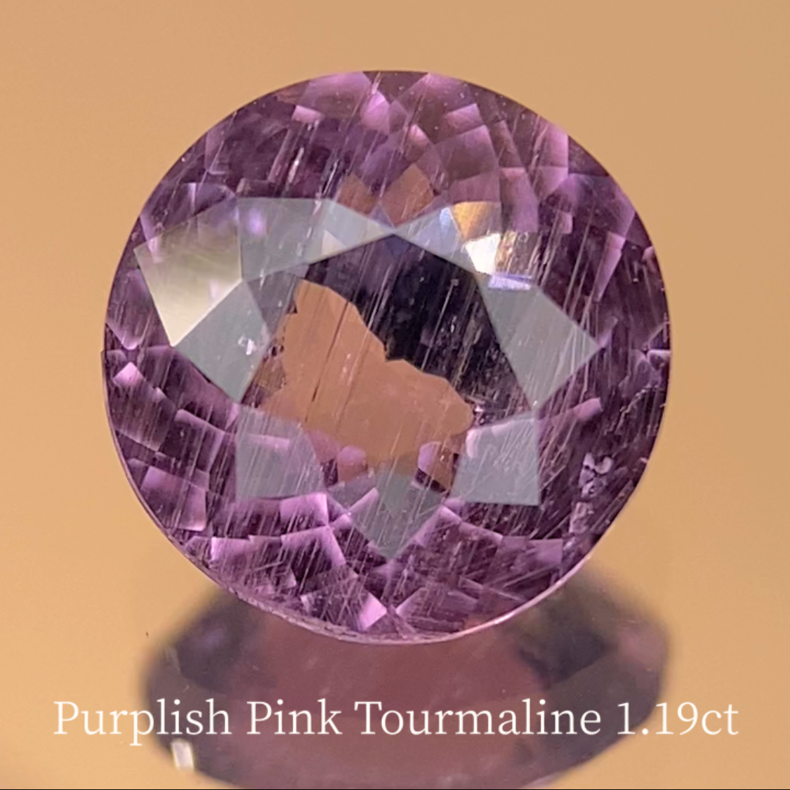 Purplish Pink Tourmaline 1.198ct