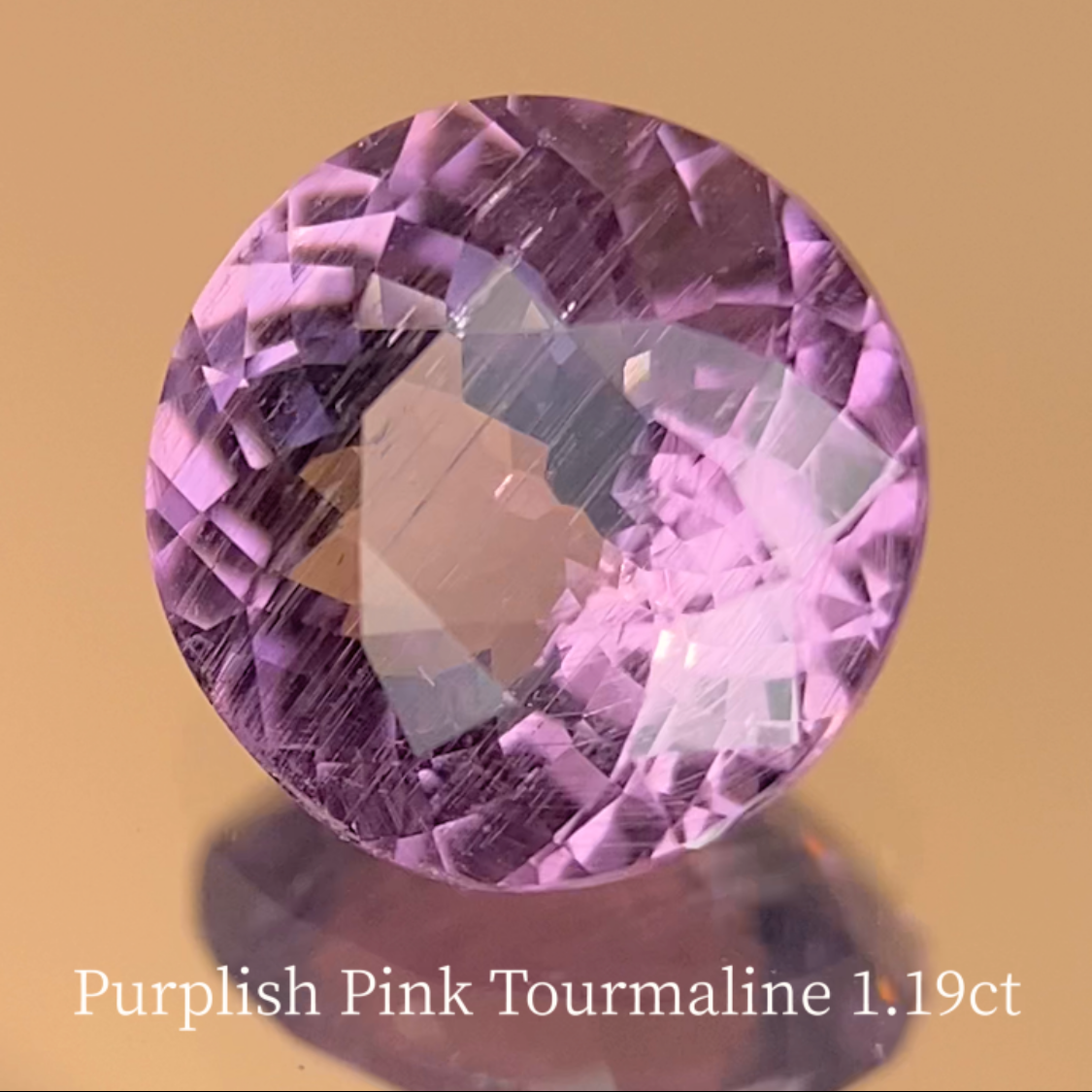 Purplish Pink Tourmaline 1.198ct