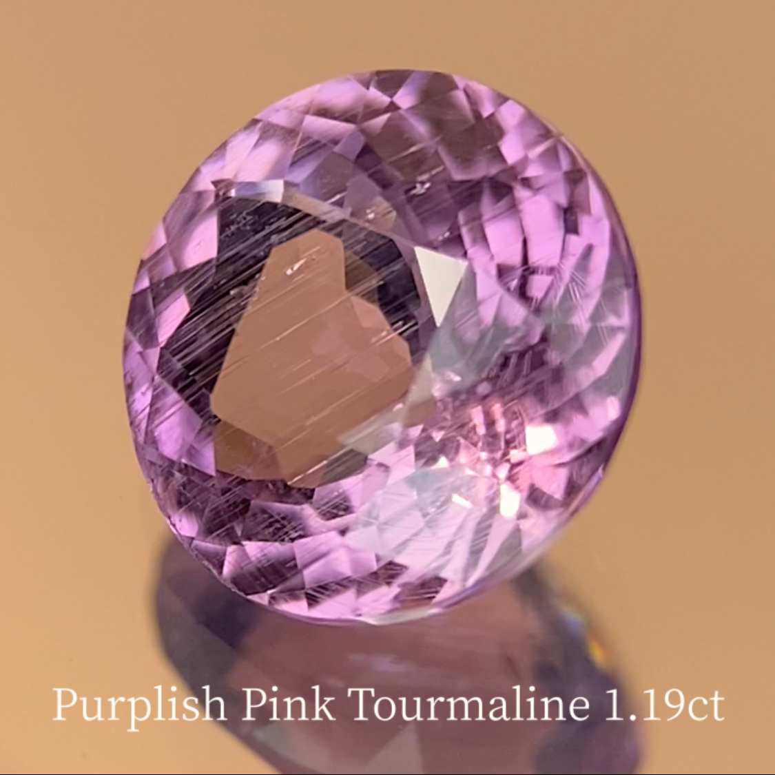 Purplish Pink Tourmaline 1.198ct