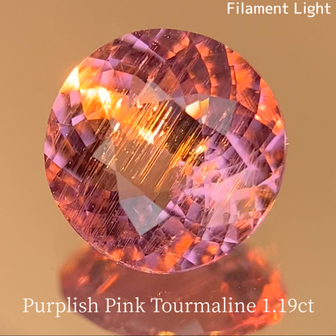 Purplish Pink Tourmaline 1.198ct