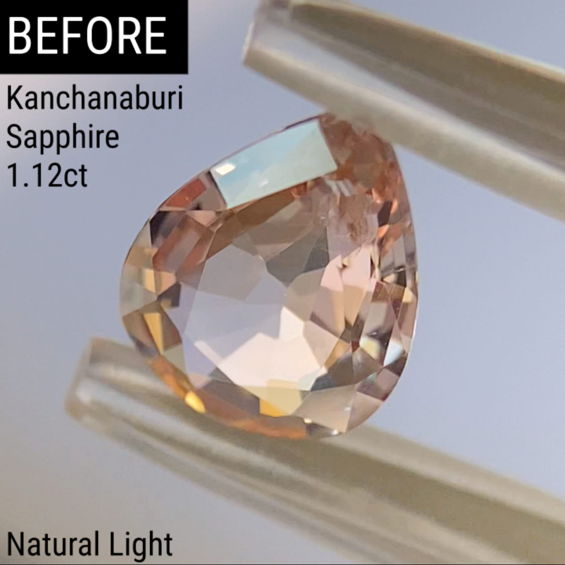 Un-Heat Sapphire 0.504ct / Kanchanaburi