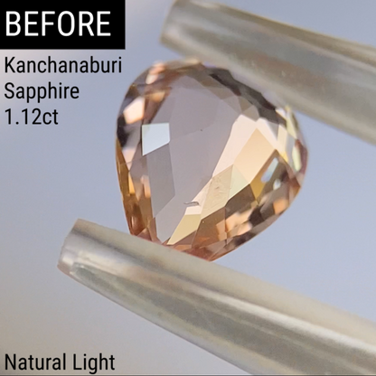 Un-Heat Sapphire 0.504ct / Kanchanaburi