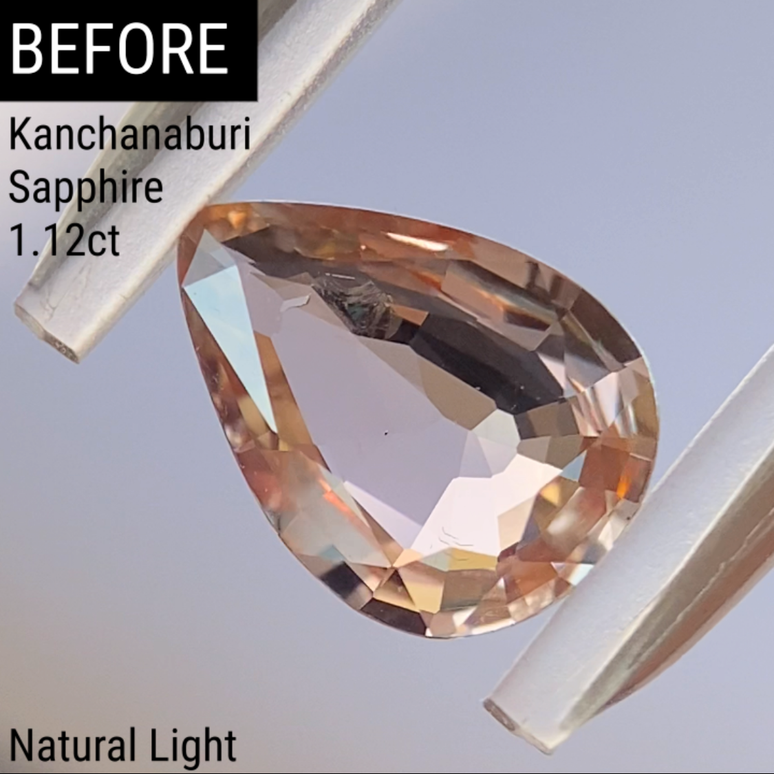 Un-Heat Sapphire 0.504ct / Kanchanaburi