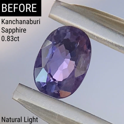 Purple Sapphire 0.558ct / Kanchanaburi