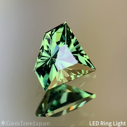【お客さま専用】Yellowish Green Sapphire 0.263ct / Nigeria