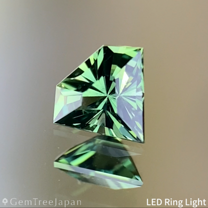 【お客さま専用】Yellowish Green Sapphire 0.263ct / Nigeria