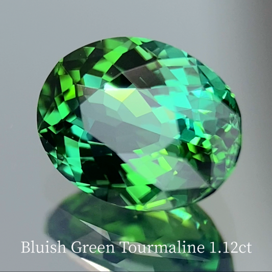 Bluish Green Tourmaline 1.12ct