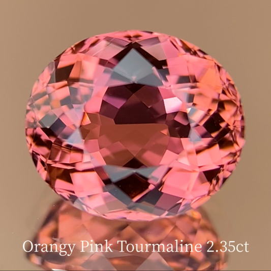 Orange Pink Tourmaline 2.35ct