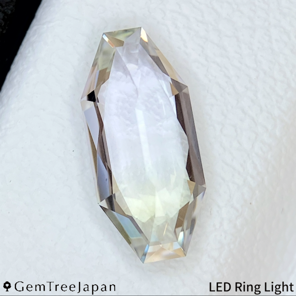 Pale Violet with Yellow Zoisite 1.308ct / Tanzania