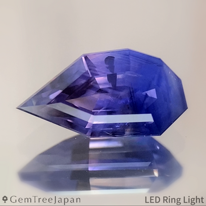 【Flame Frame】Un-Heat Sapphire 1.107ct / Kanchanaburi