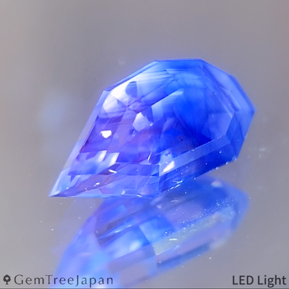 【Flame Frame】Un-Heat Sapphire 1.107ct / Kanchanaburi